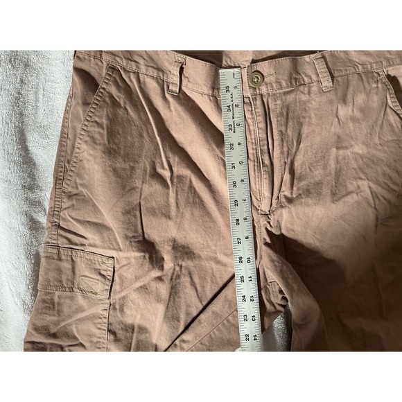 Columbia Shorts Mens Size 38 Cotton Cargo Hiking Khaki Tan Walking Outdoors - Picture 4 of 6